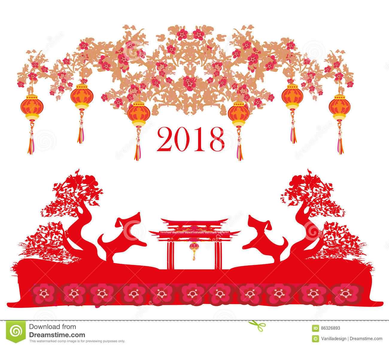 Happy Chinese New Year 2018 Cards Image Picture Photo Wallpaper 04