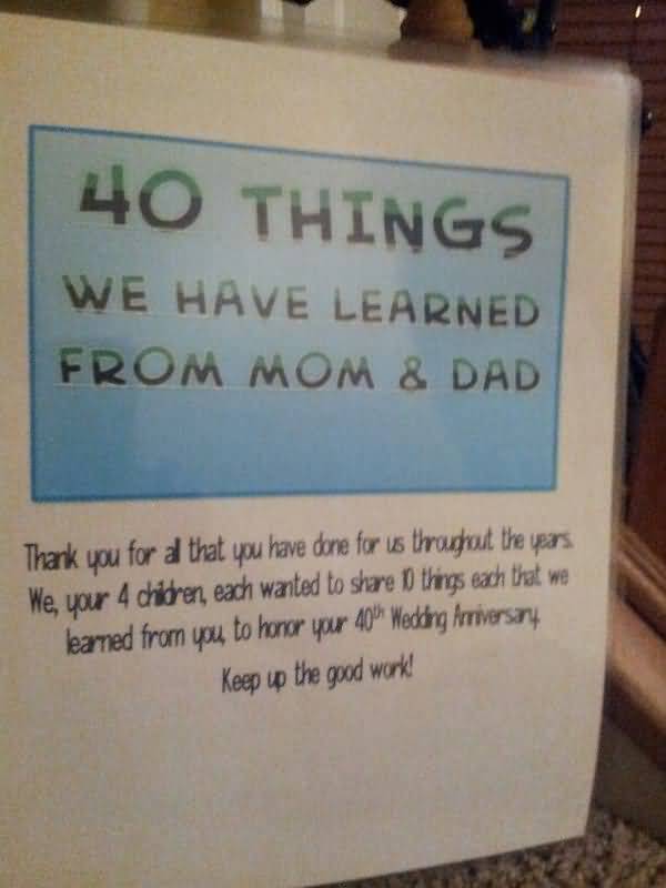 Hilarious Happy Anniversary Parents Funny Picture