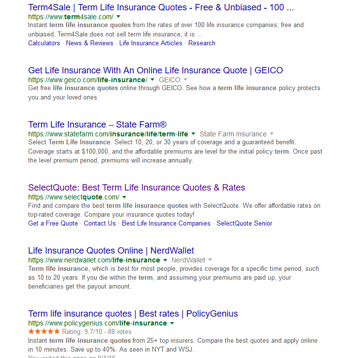 Instant Term Life Insurance Quotes Online 17 QuotesBae