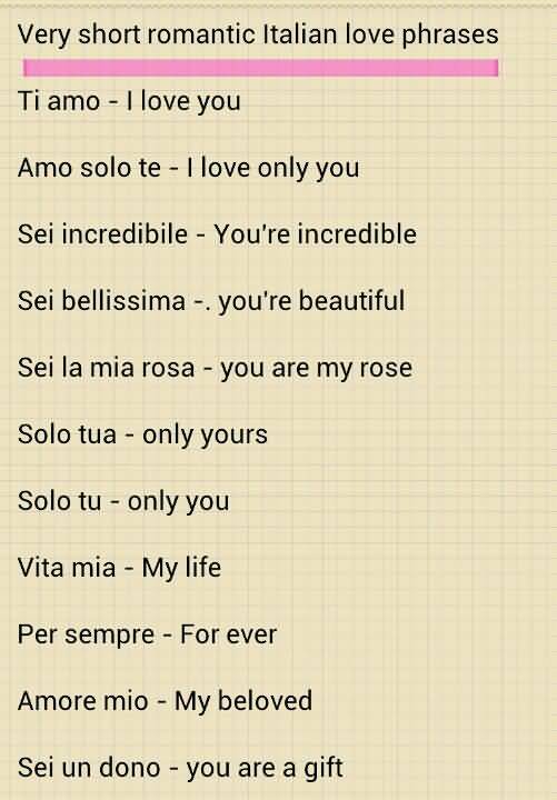 Italian Love Quotes 20