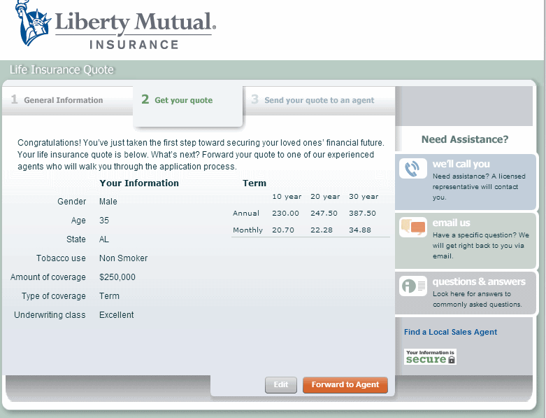 Liberty Mutual Life Insurance Quote 15