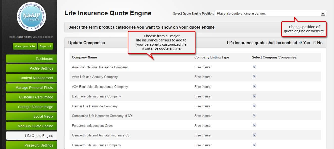 Life Insurance Quote Engine 15