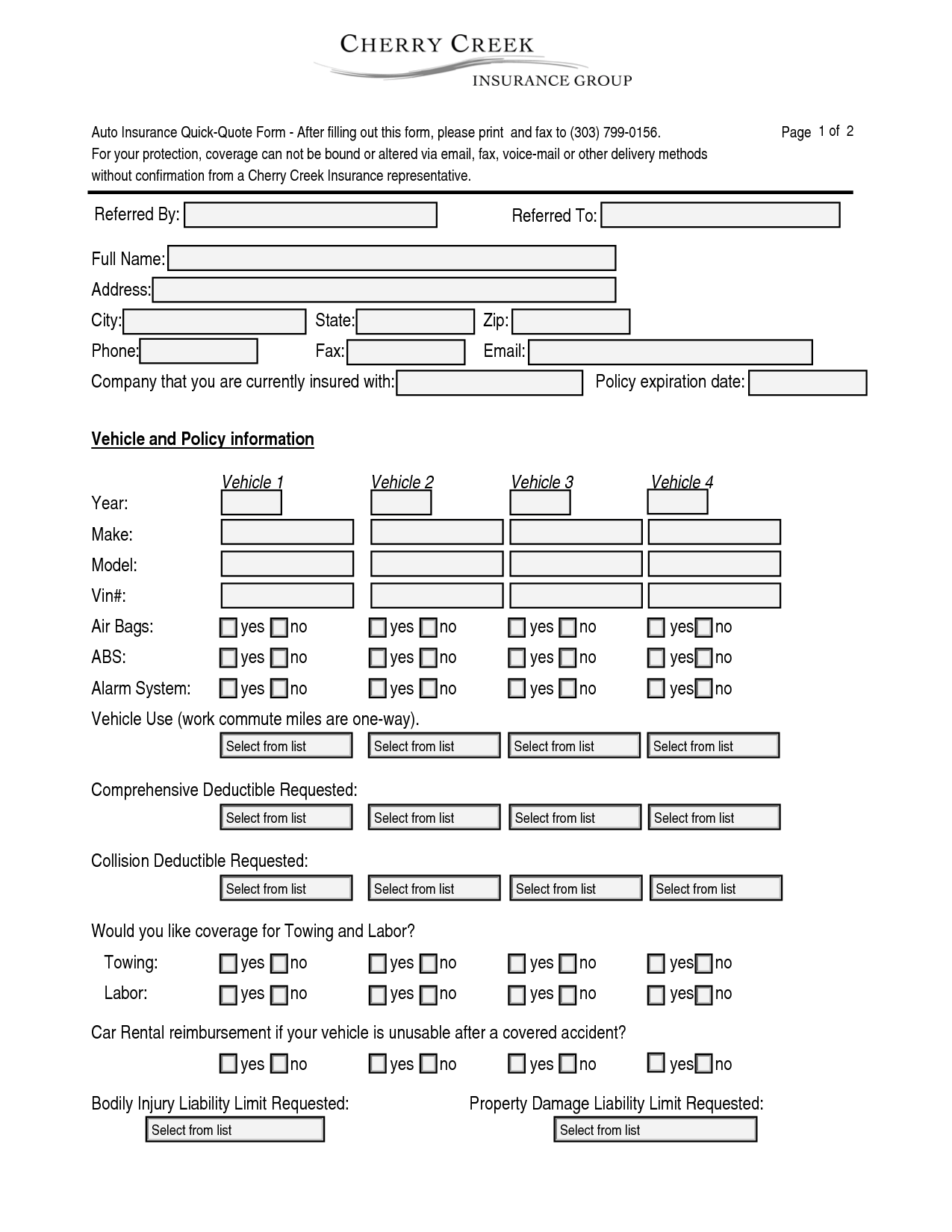 Life Insurance Quote Form 05