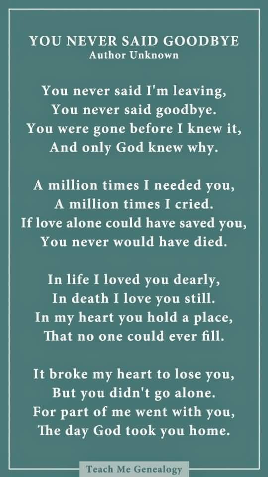 Loss Of A Loved One Quotes And Poems 03