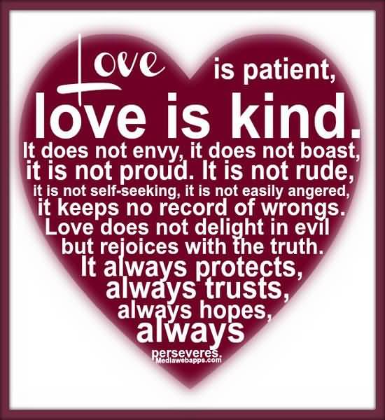 Love Is Patient Love Is Kind Quote 03