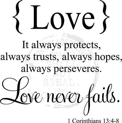 Love Never Fails Quote 11