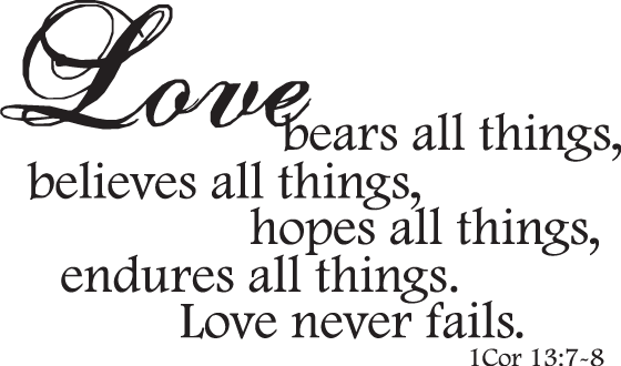 Love Never Fails Quote 14