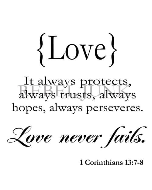 Love Never Fails Quote 16