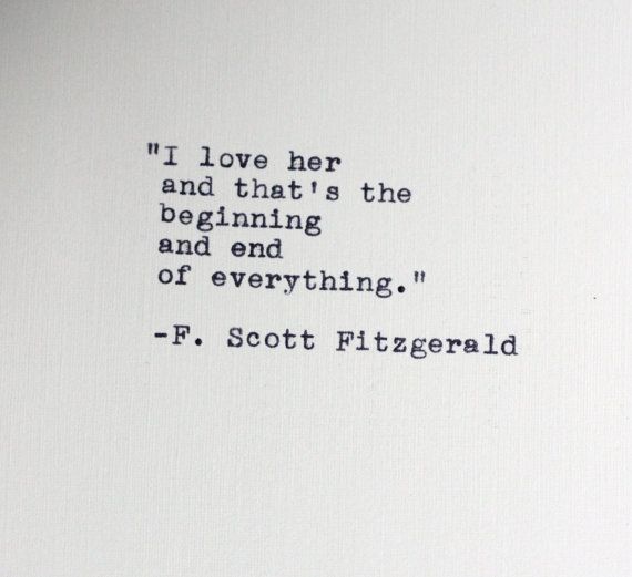 Love Quotes F Scott Fitzgerald 16
