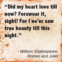 Love Quotes From Romeo And Juliet 13