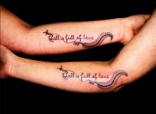Love Quotes Tattoos For Couples 14