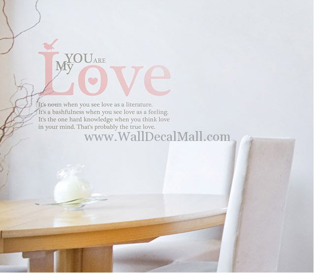 Love Quotes Wall Decals 20
