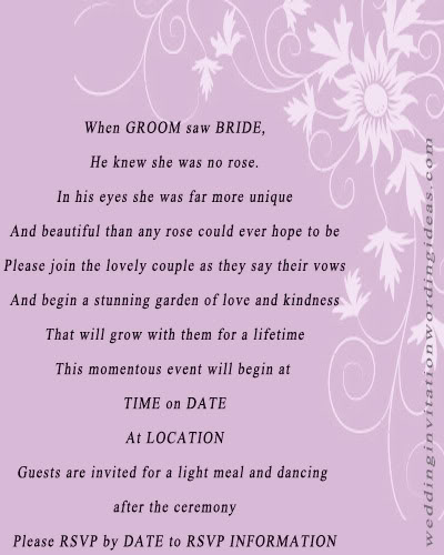 Love Quotes Wedding Invitation 10