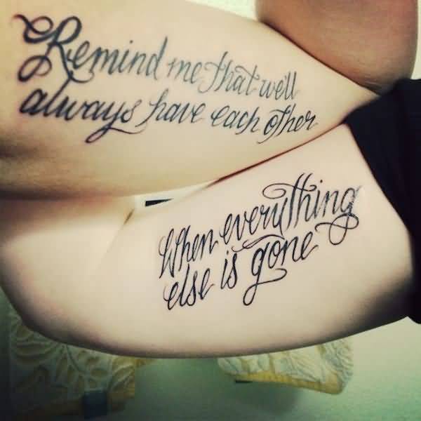 Love Tattoos For Couples Quotes 12