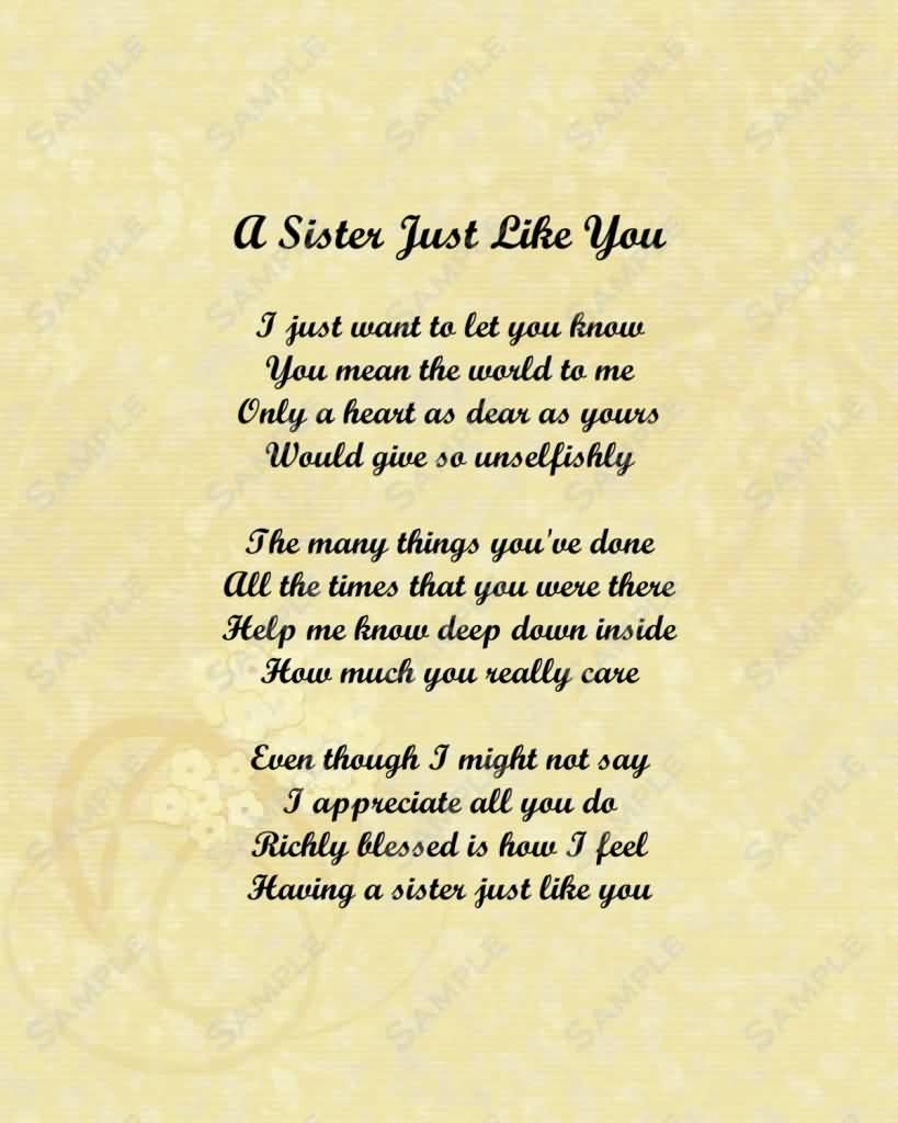 I Love You Sister Quotes
