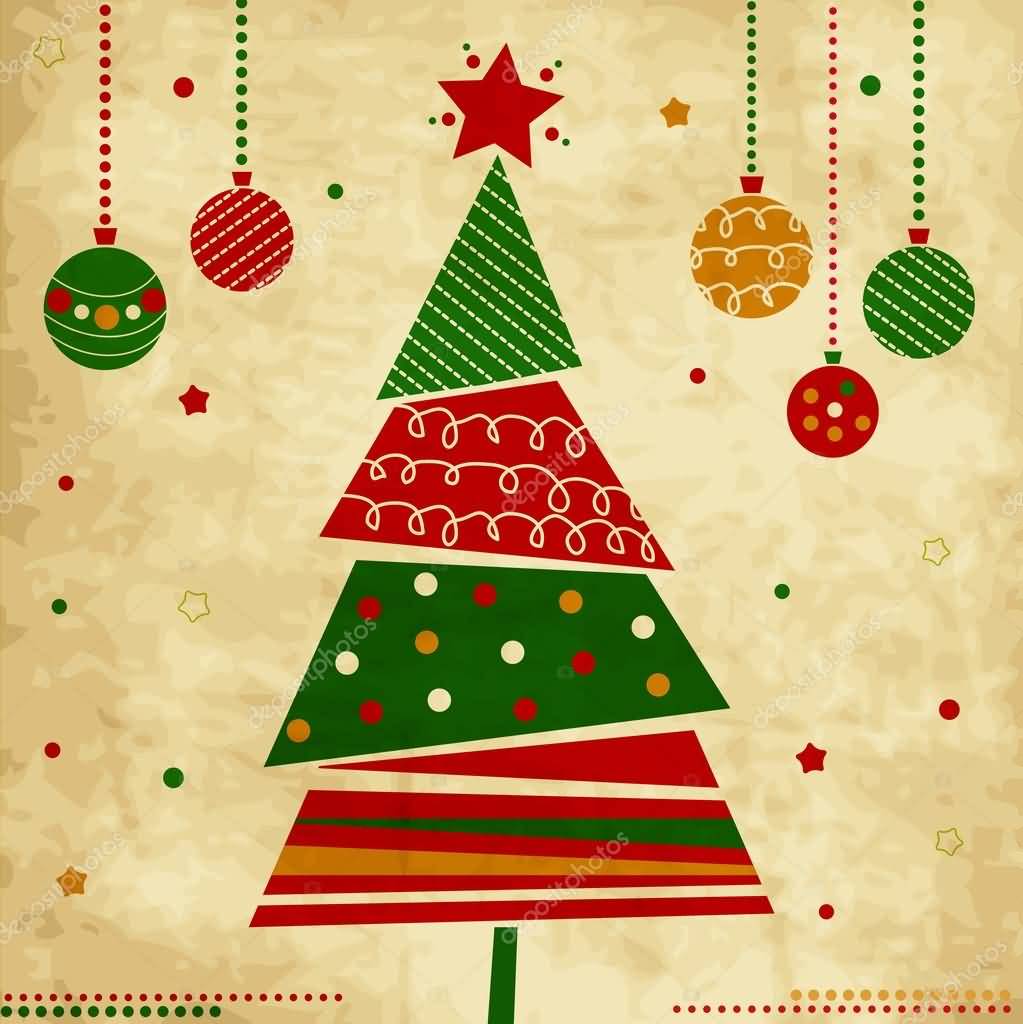 Merry Christmas Cards Vector Image Picture Photo Wallpaper 02
