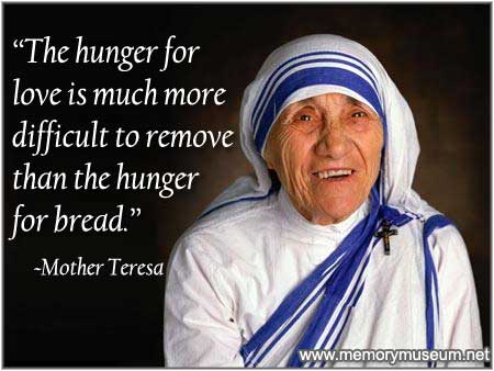 Mother Teresa Love Quotes 12