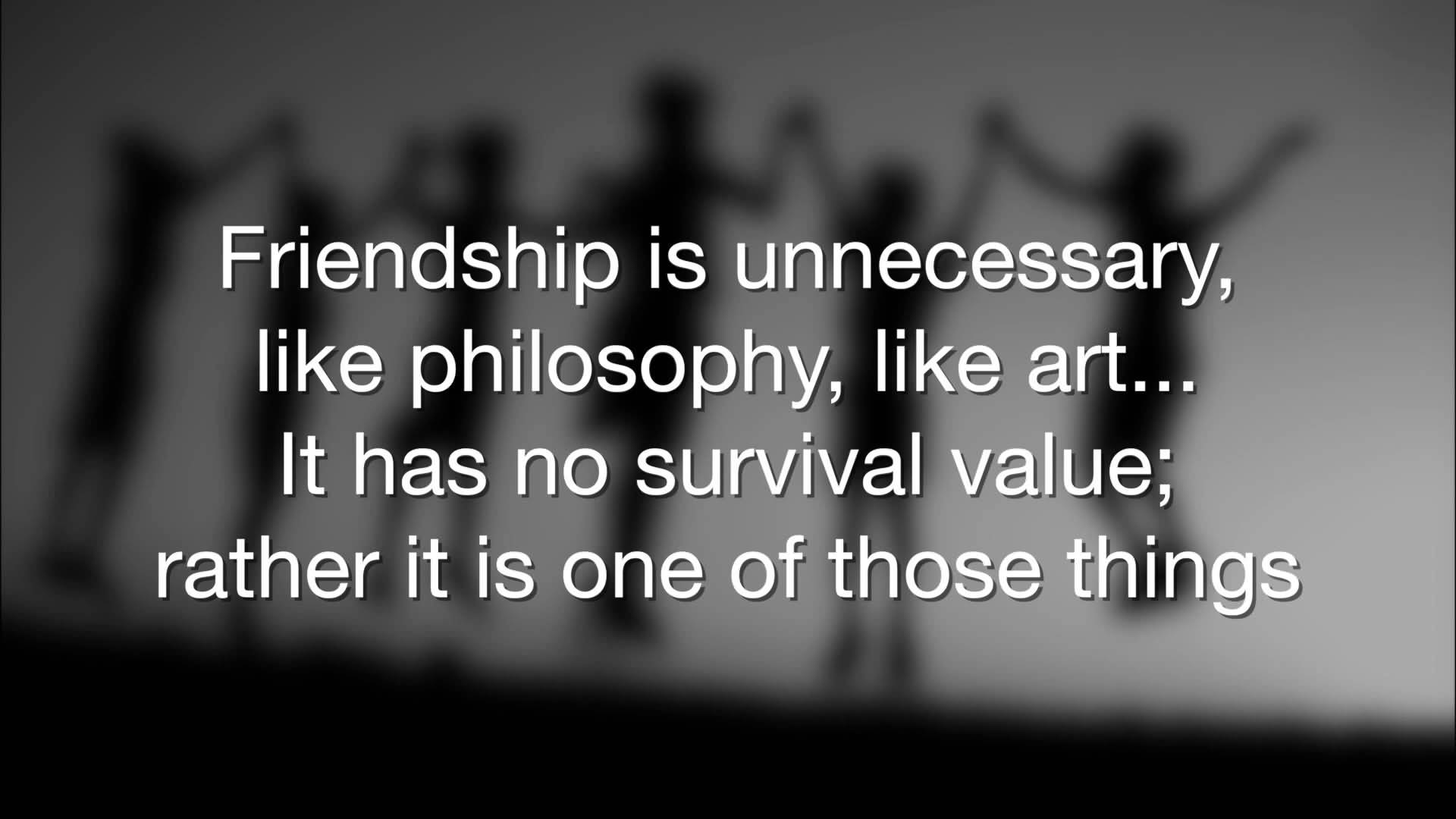 Philosophical Quotes About Friendship 17 | QuotesBae