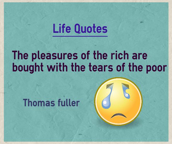 Poor Life Quotes 12