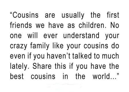 Quotes About Cousin Friendship 18
