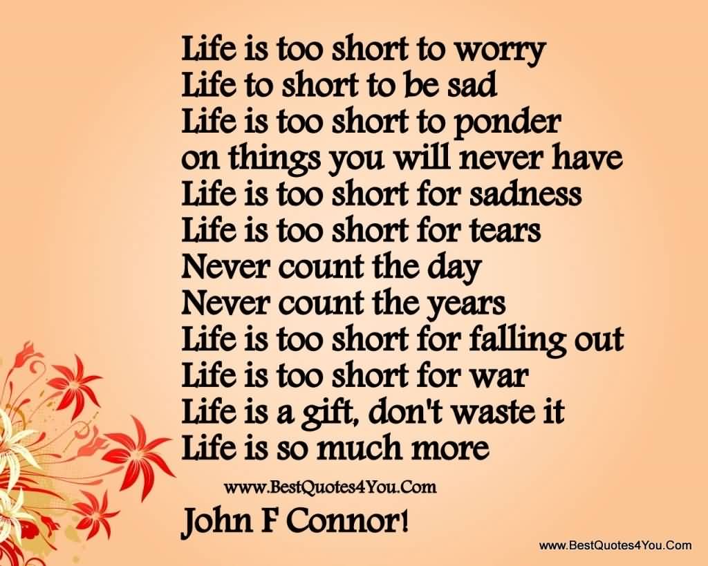 20 Quotes  About Life  Being Short  Images Pictures QuotesBae
