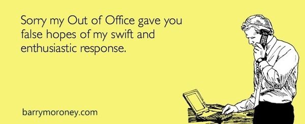 Amusing Out of Office Meme Picture