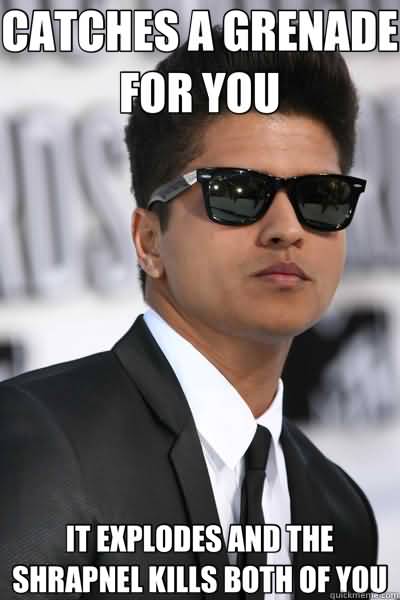 Bruno Mars Meme Funny Image Photo Joke 03