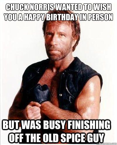 Chuck Norris Happy Birthday Meme Funny Image Photo Joke 10