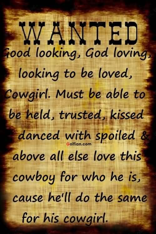 Cowgirl Love Quotes Meme Image 03