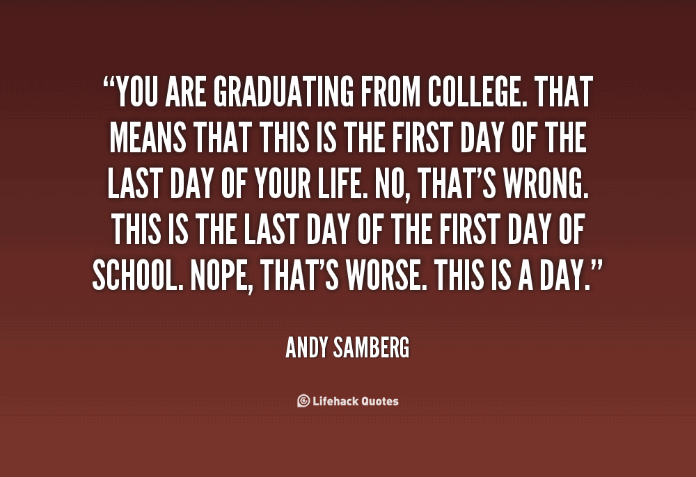 First Day Of College Quotes Meme Image 13 | QuotesBae