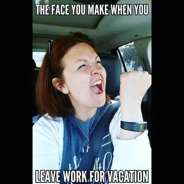 Funny Leaving Work for Vacation Meme Joke