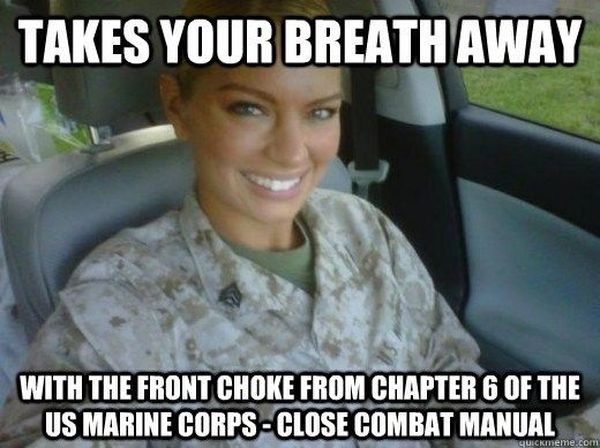 Funny amazing military women memes picture