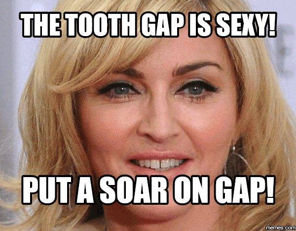 Gap Tooth Meme Funny Image Photo Joke 02