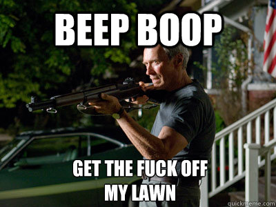 Get Off My Lawn Meme Funny Image Photo Joke 01