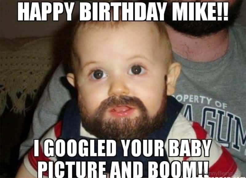 Happy Birthday Michael Meme Funny Image Joke 13
