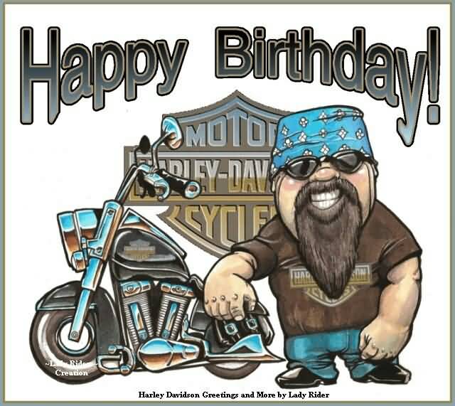 Happy Birthday Motorcycle Meme Funny Image Photo Joke 05