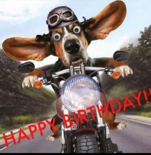 Happy Birthday Motorcycle Meme Funny Image Photo Joke 12