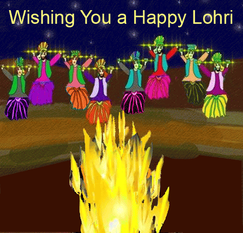 Happy Lohri Gif Wallpaper