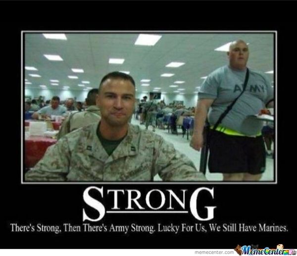 Hilarious common army strong meme picture
