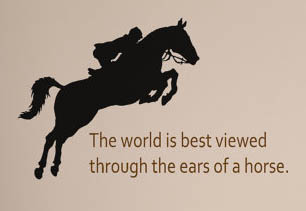 Horse Jumping Quotes Meme Image 11