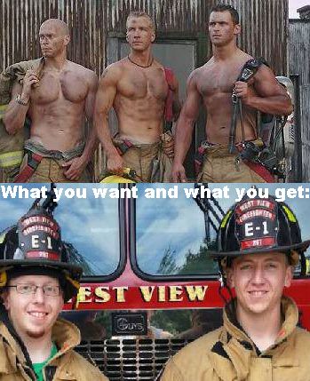 Hot Firefighter Meme Funny Image Photo Joke 06