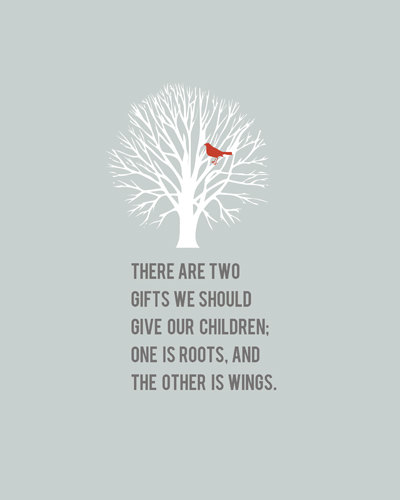 Roots And Wings Quote Meme Image 15