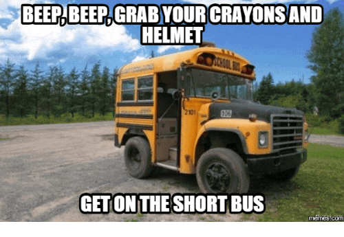 Short Bus Meme Funny Image Photo Joke 02