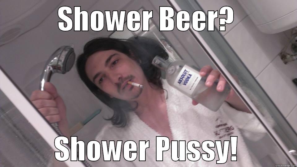 Shower Beer Meme Funny Image Photo Joke 04