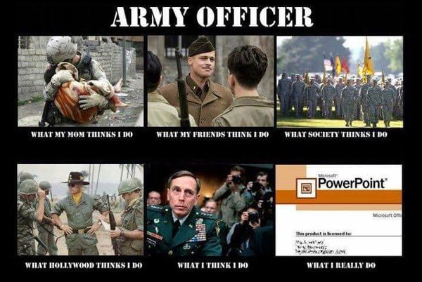 Very funny army officer meme image