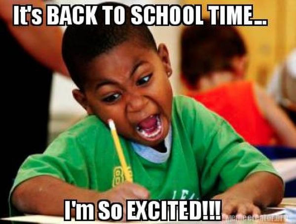 Very funny back to school memes photo