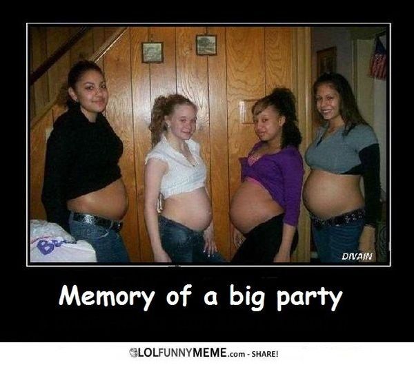 Very funny party girl meme picture