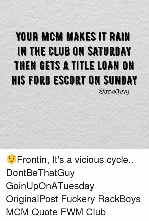 Your MCM Makes It Rain In The Club On Saturday Then Gets A Title