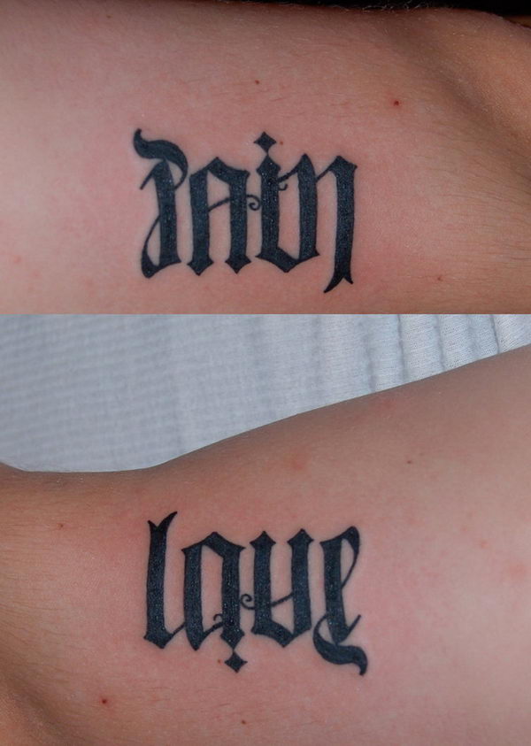 Ambigram Tattoo Design Picture 06