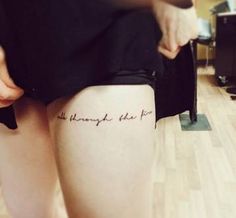 Quote Tattoos On Thigh Meme Image 04